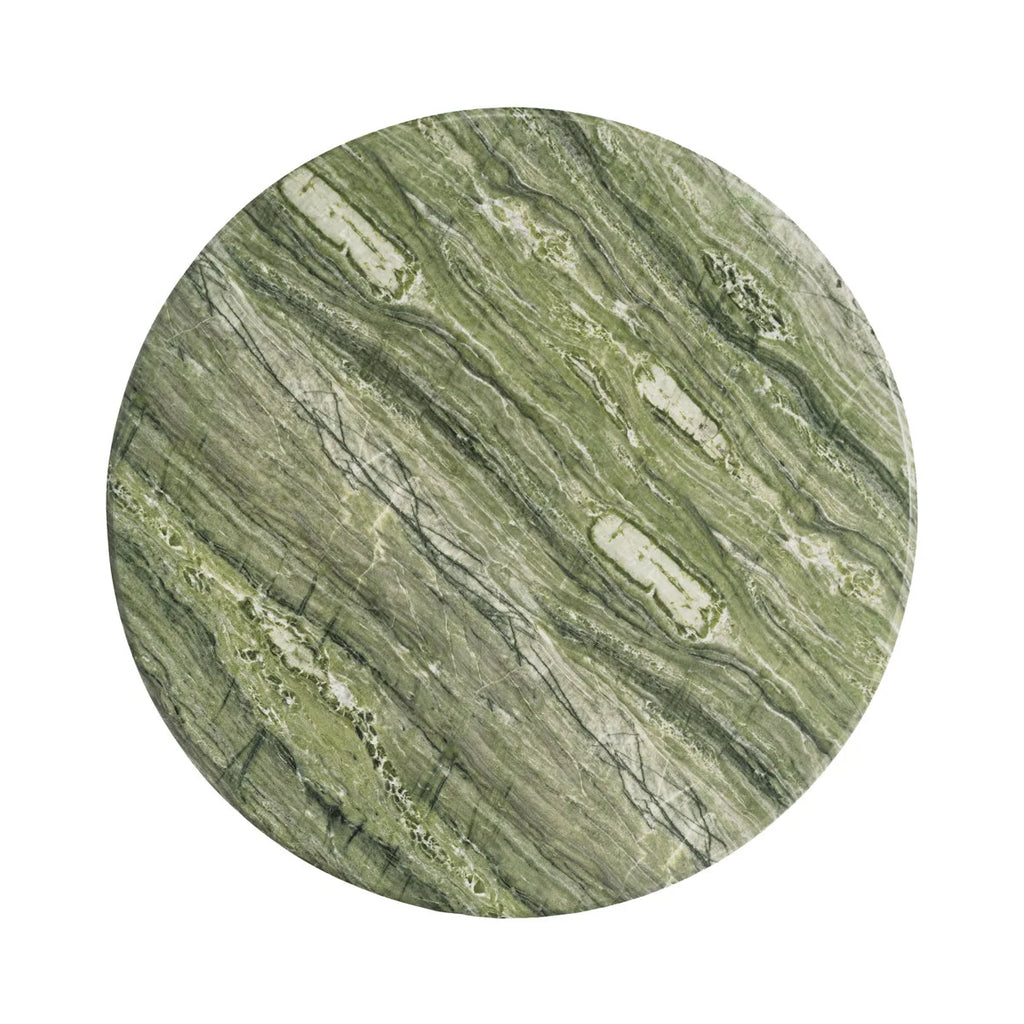 Maddox Single round Coffee Table Stone Marble Effect