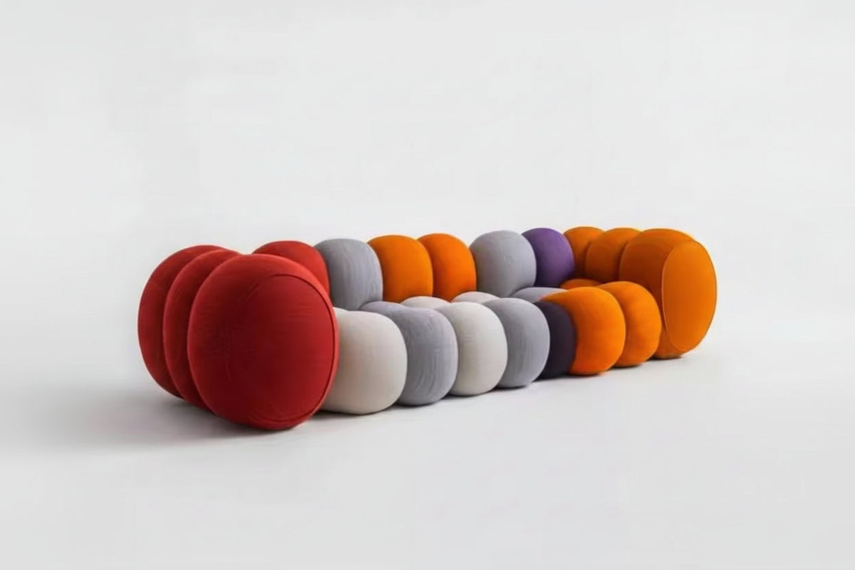 French Retro Marshmallow Cloud Sofa