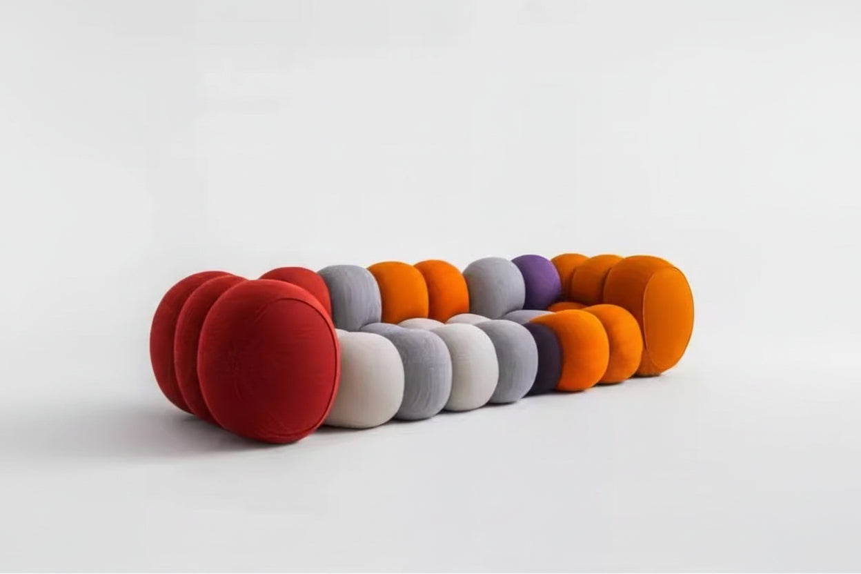 French Retro Marshmallow Cloud Sofa