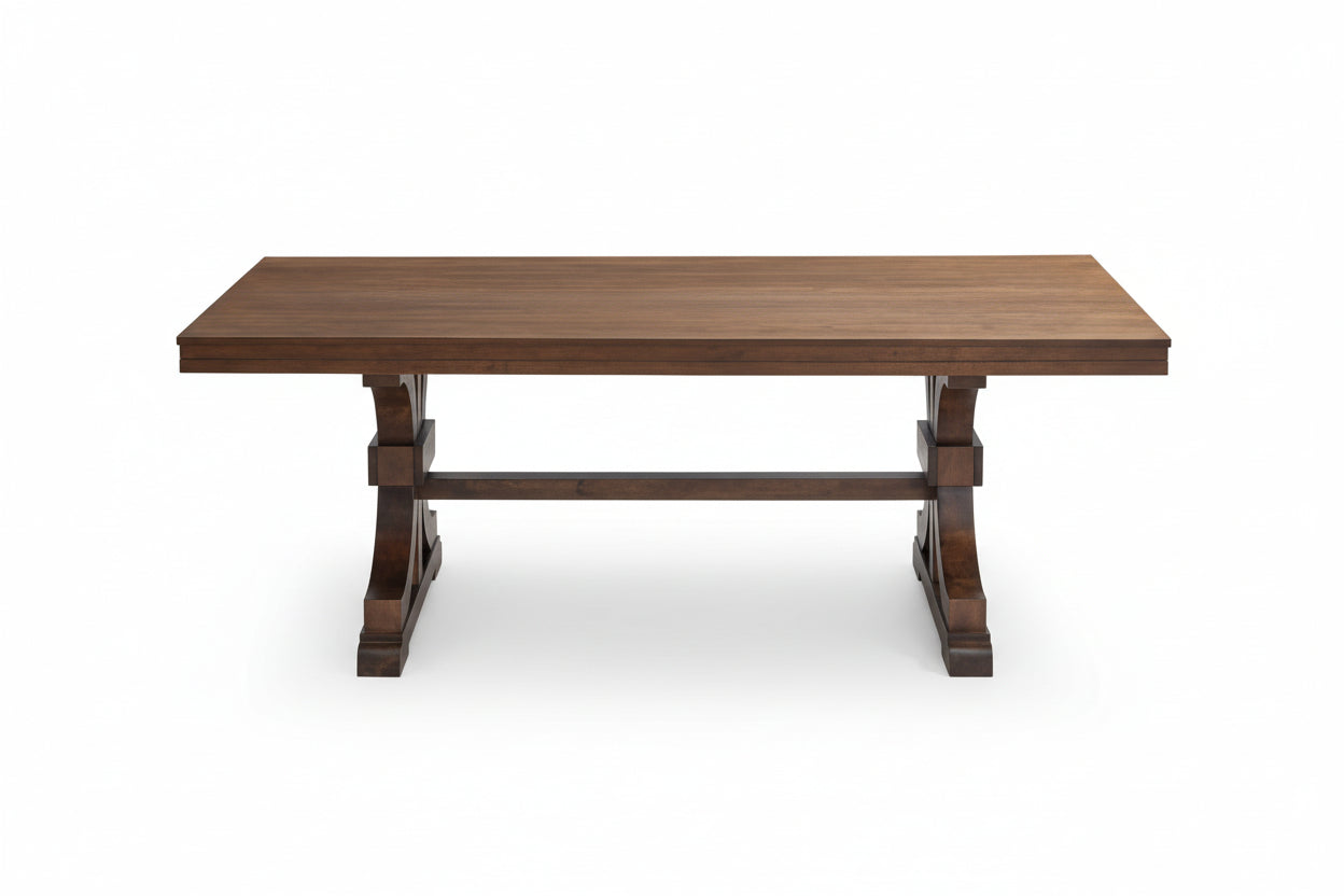 Oak Rubber Wood Dining Table
