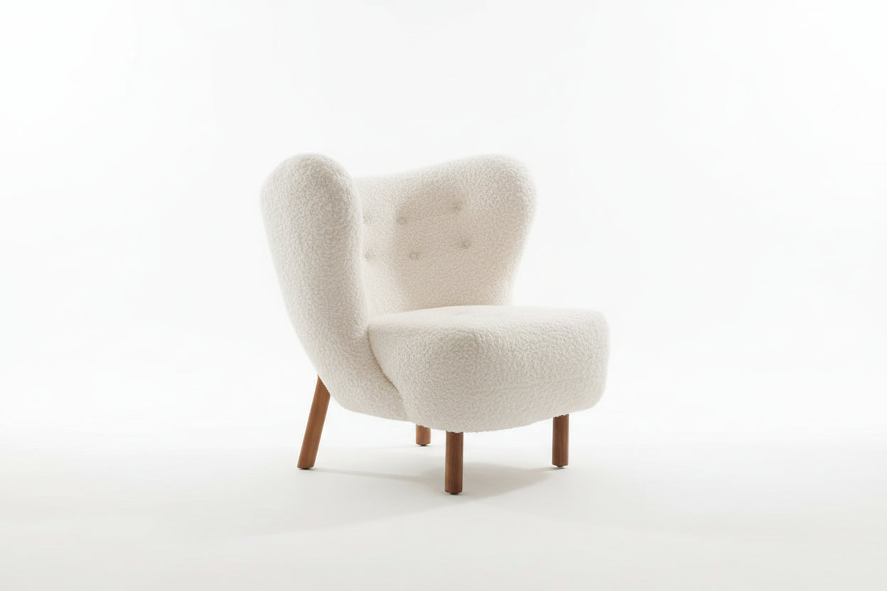 Bouclé Lounge Chair