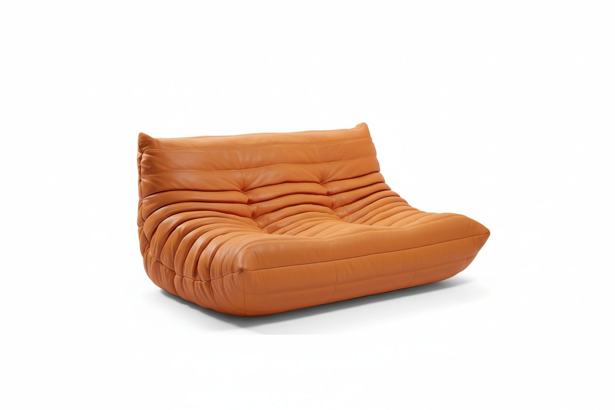 The Atelier Low Leather Sofa