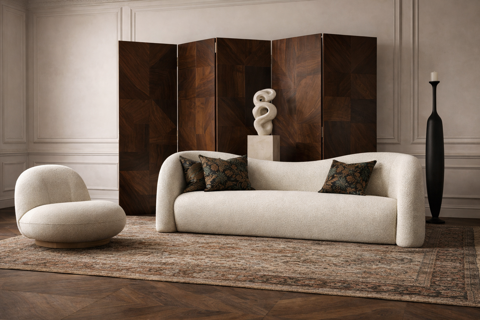 Rama Lamb Wool Sofa