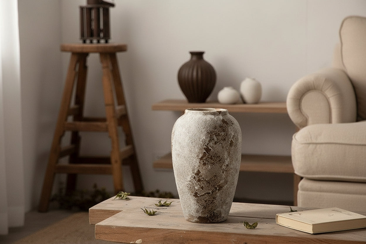 Retro Pottery Ceramic Vase