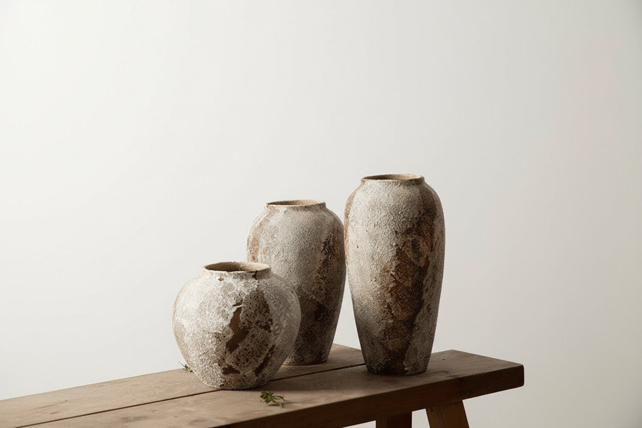 Retro Pottery Ceramic Vase