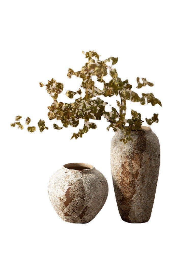 Retro Pottery Pot Old Decoration Ceramic Vase