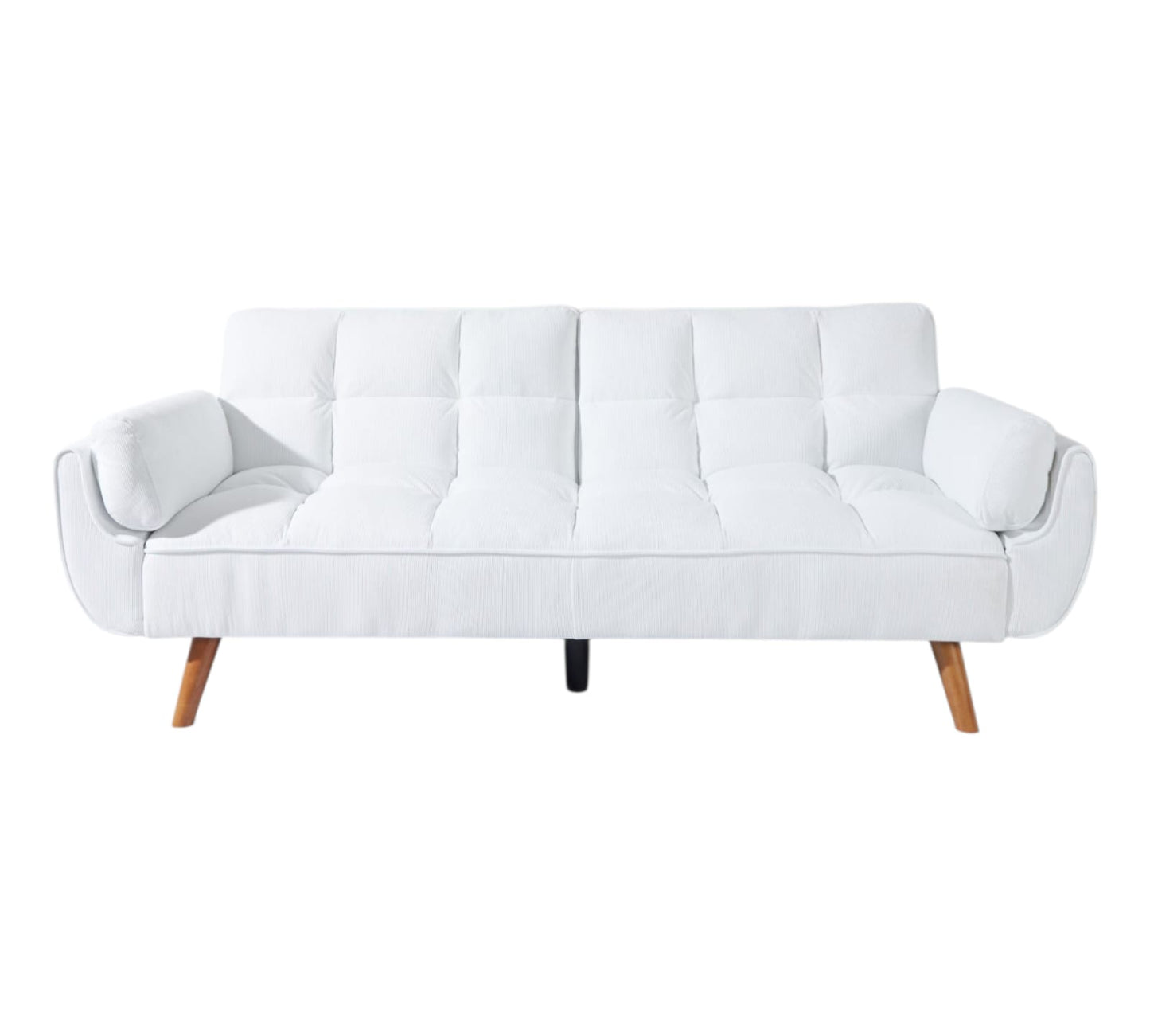 2064 Corduroy Sofa & Sofa Bed – White | Modern Minimalist Comfort | Seraph & Stone
