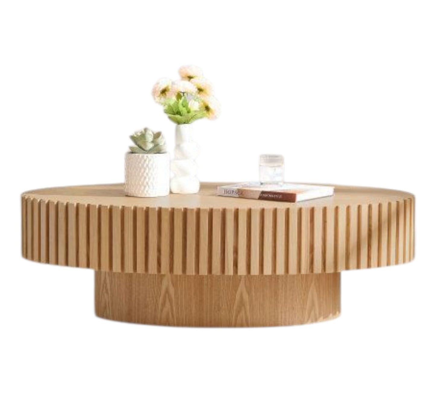 Modern Handmade Drum Coffee Table