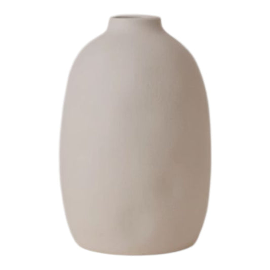 White Nordic Minimalist Ceramic Vase Advanced