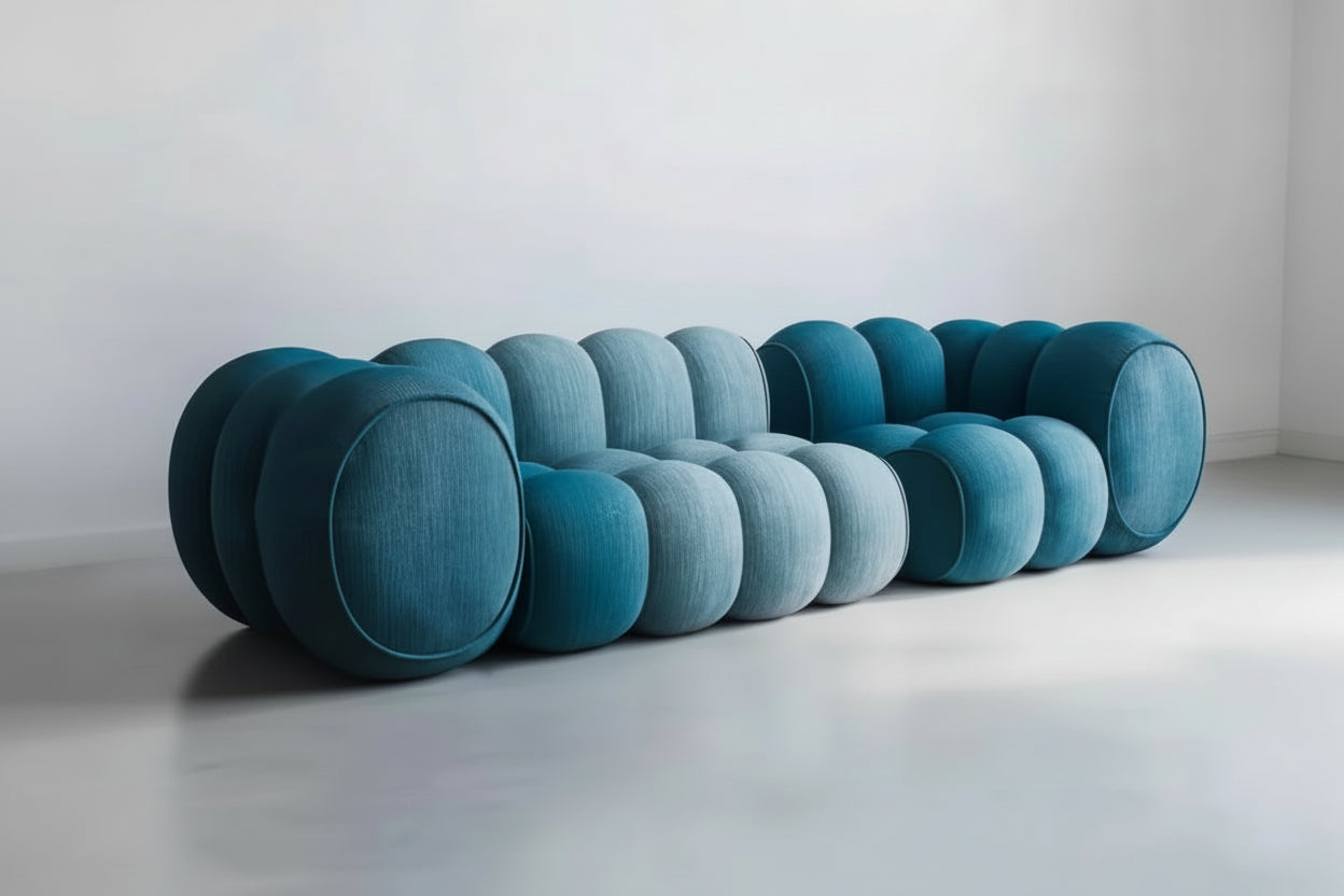 French Retro Marshmallow Cloud Sofa