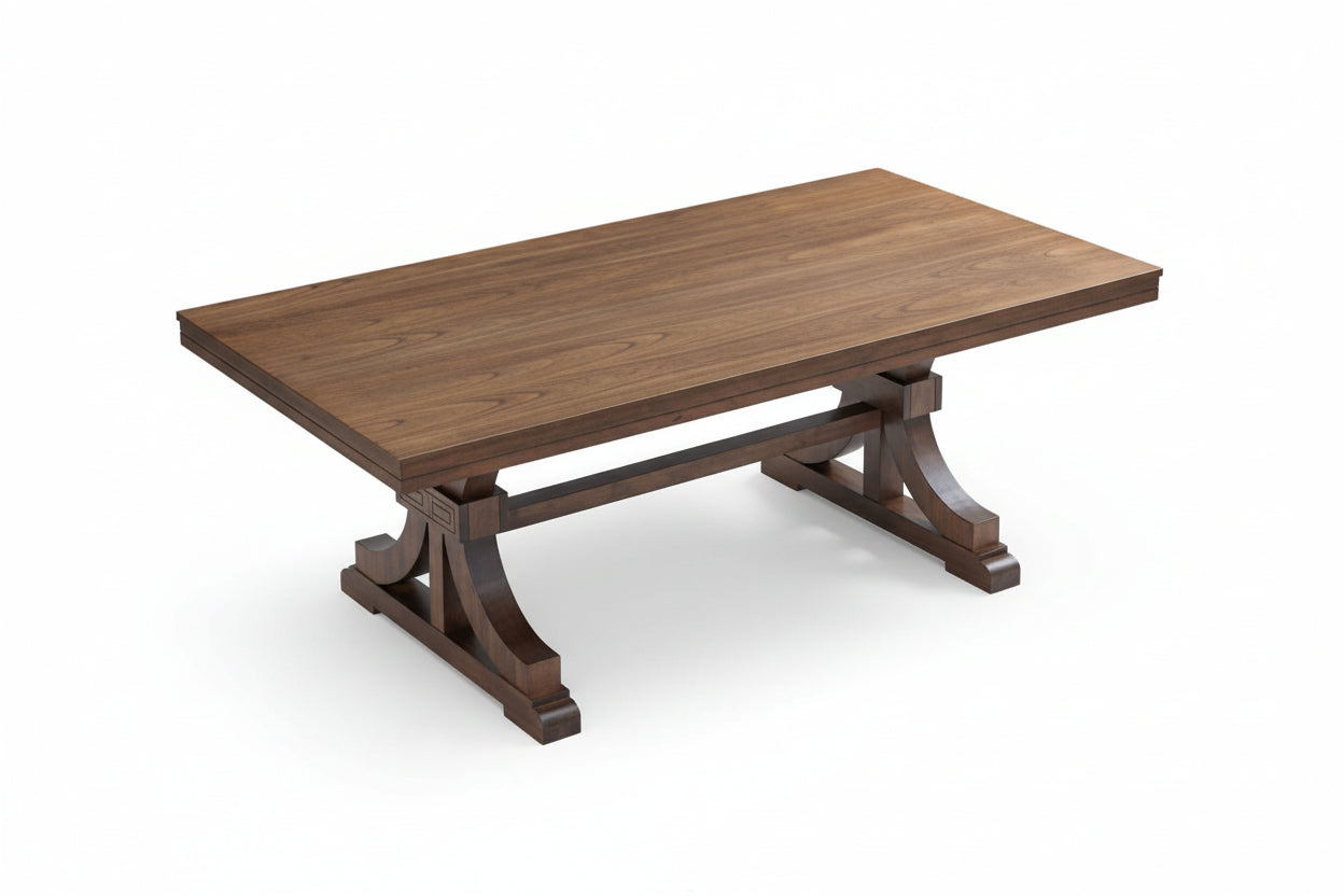 Oak Rubber Wood Dining Table