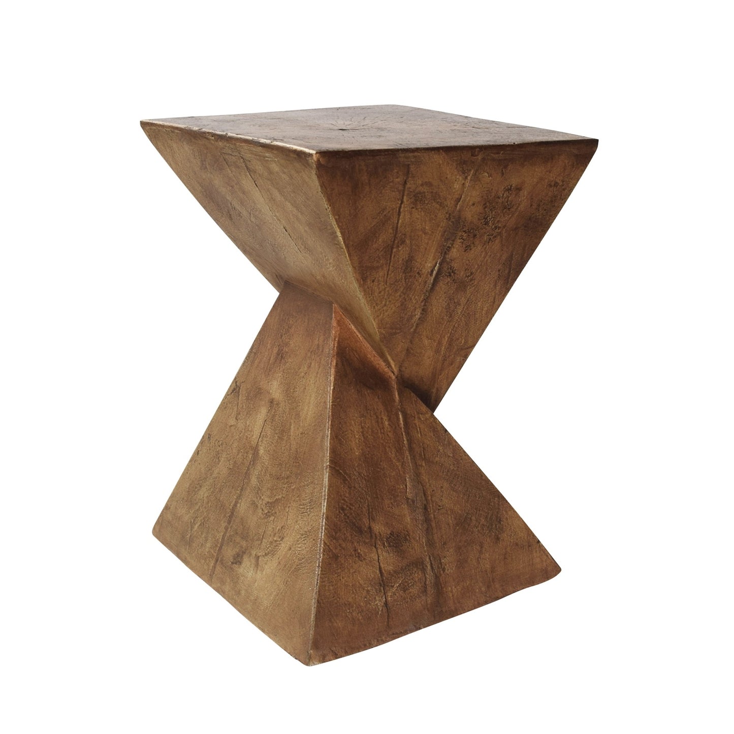 Tess Side Table — Hand-Painted Hourglass Accent Table | Seraph & Stone