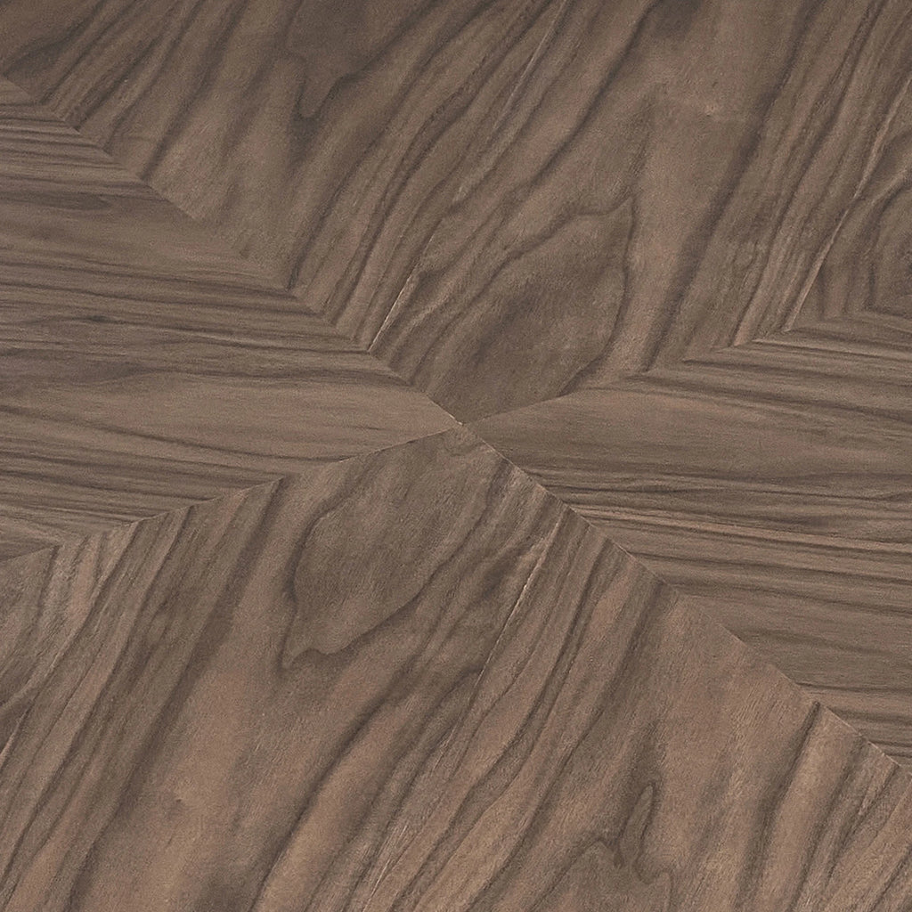 35.43 Inch Modern round Coffee Table MDF Coffee Table for Living Room,Drum Center Table for Apartment,No Need Assembly,Walnut