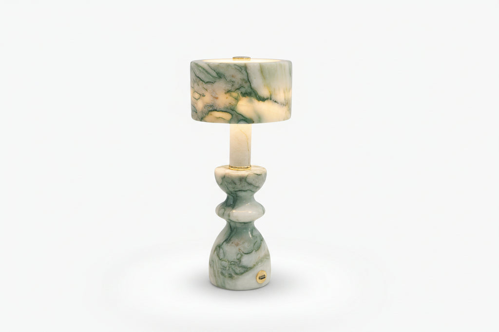 Jade Marble Touch Table Lamp