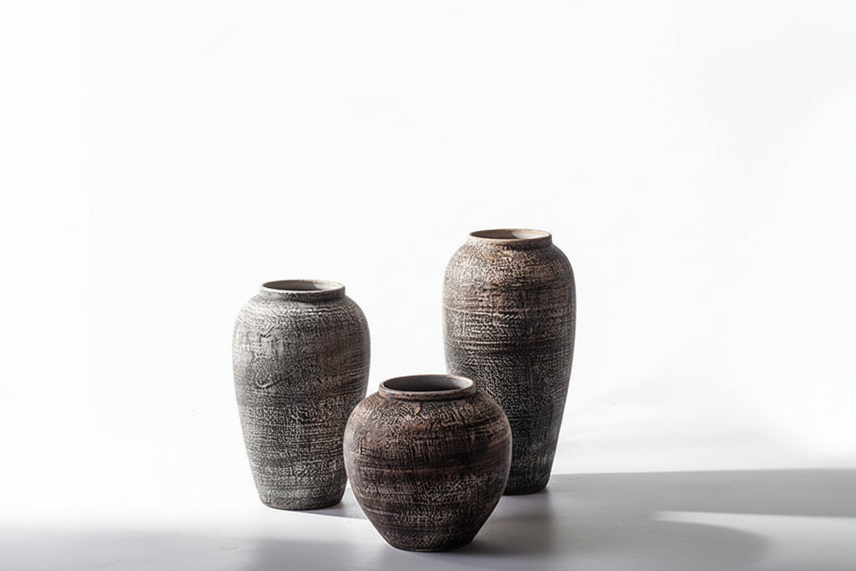 Retro Handmade Ceramic Vase