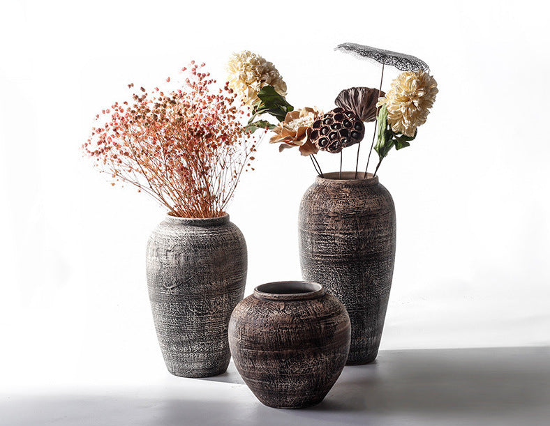 Retro Ceramic Floor-standing Large Vase