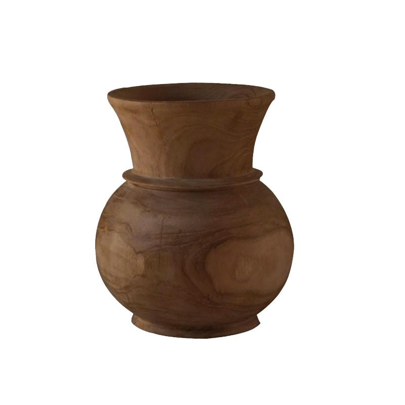 Creative Retro Wooden Vase Nordic