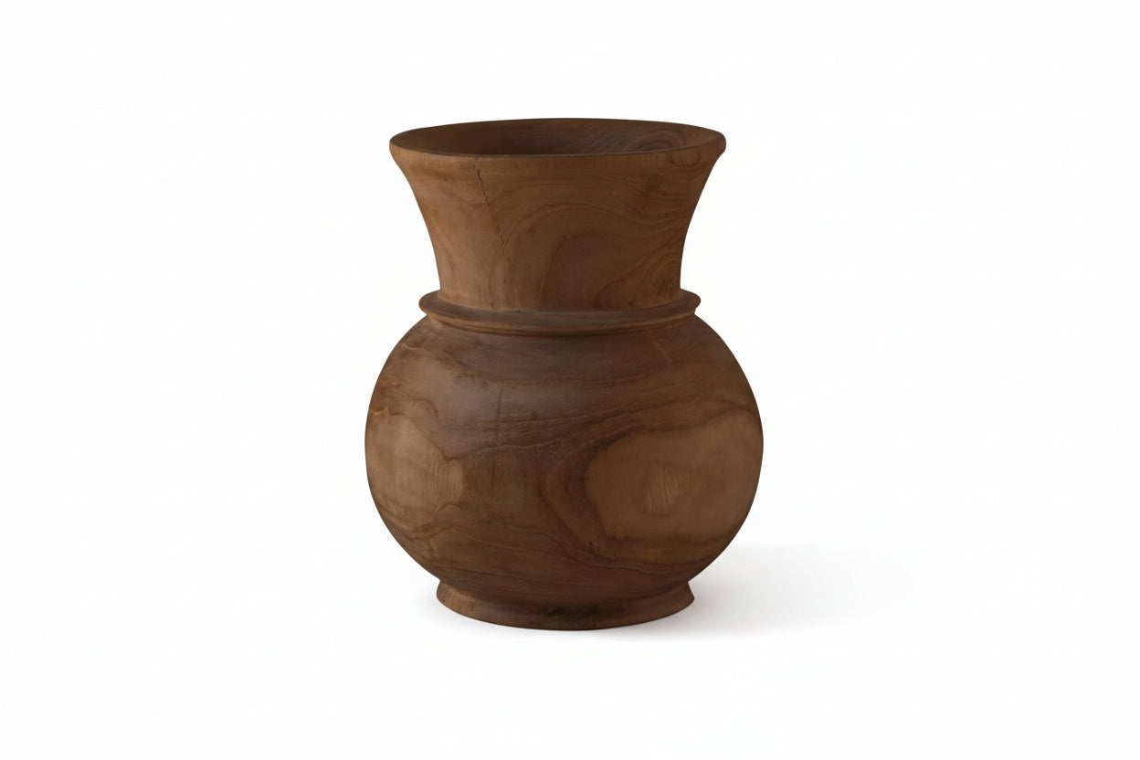 Creative Retro Wooden Vase Nordic
