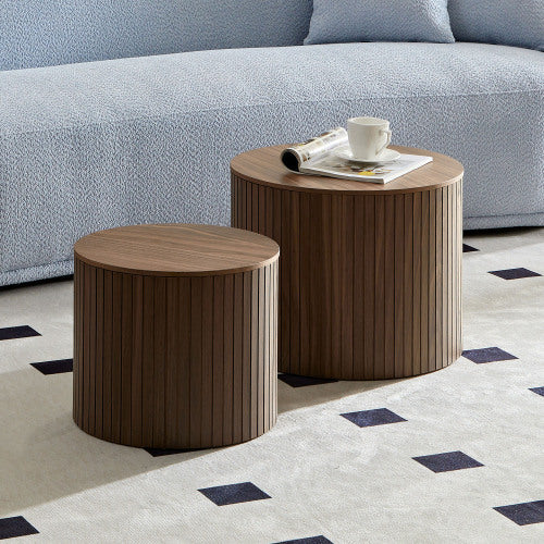 Round Coffee Table — Sleek Circular Design
