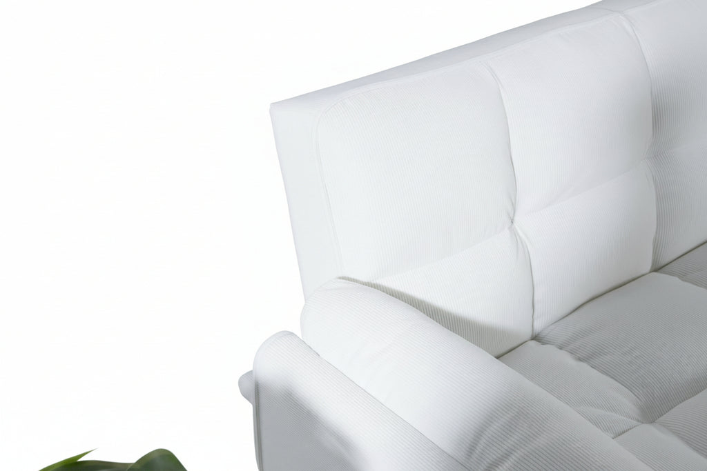 Corduroy Minimalist Comfort Sofa | Seraph & Stone