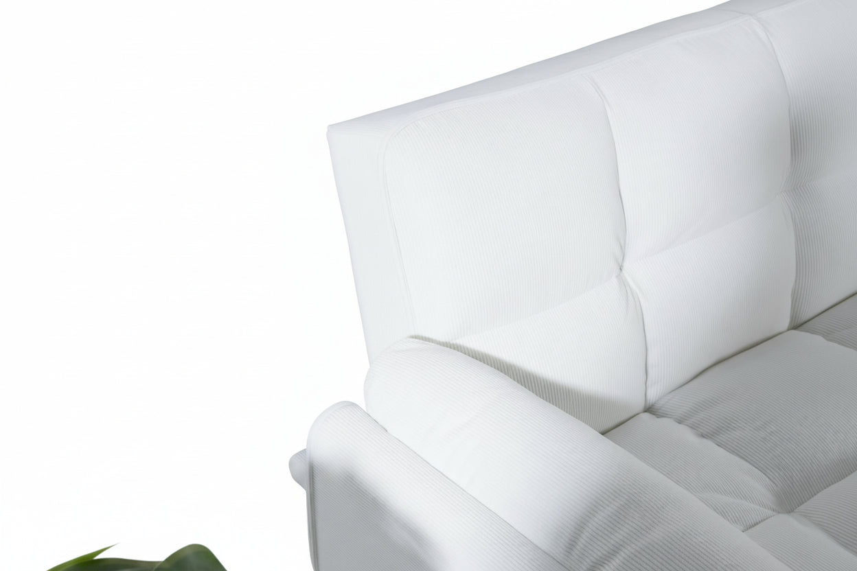 Corduroy Minimalist Comfort Sofa | Seraph & Stone