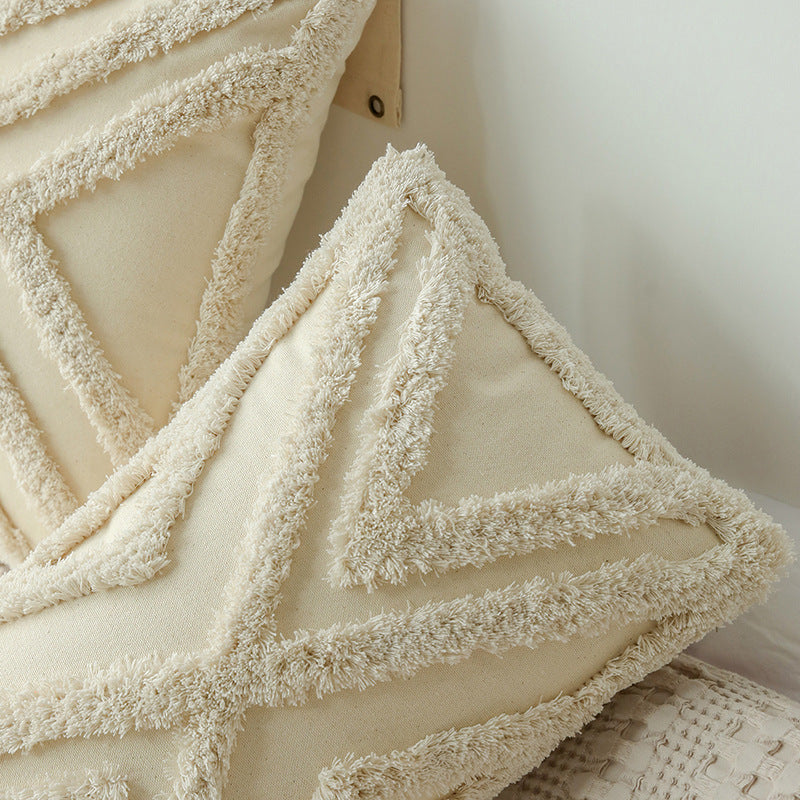 Tassel Tufted Pillow Decoration Cushion Cover