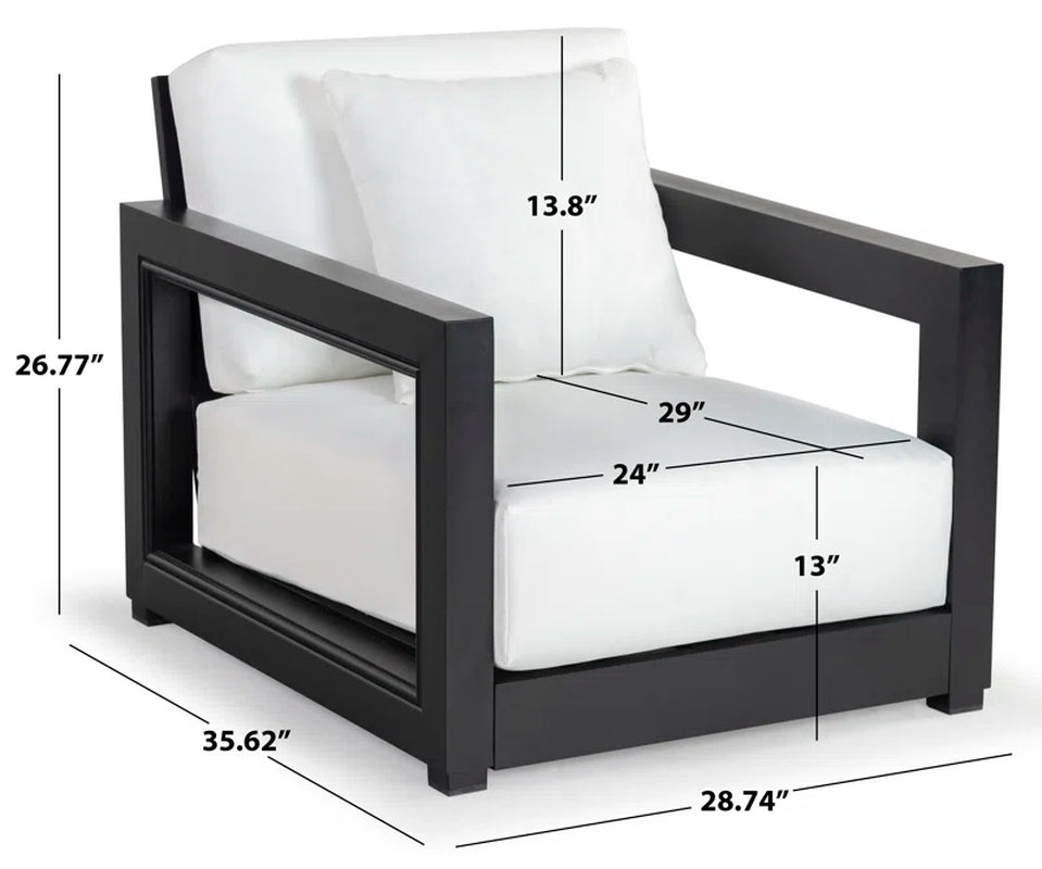 Melrose 5 Piece Sofa Seating Group with Cushions