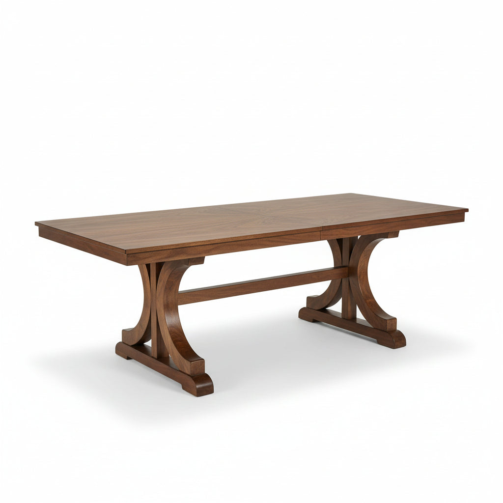 Oak Rubber Wood Dining Table