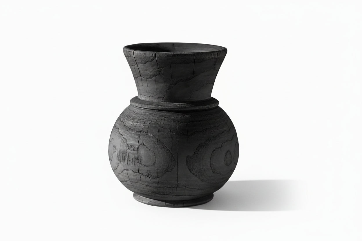 Creative Retro Wooden Vase Nordic