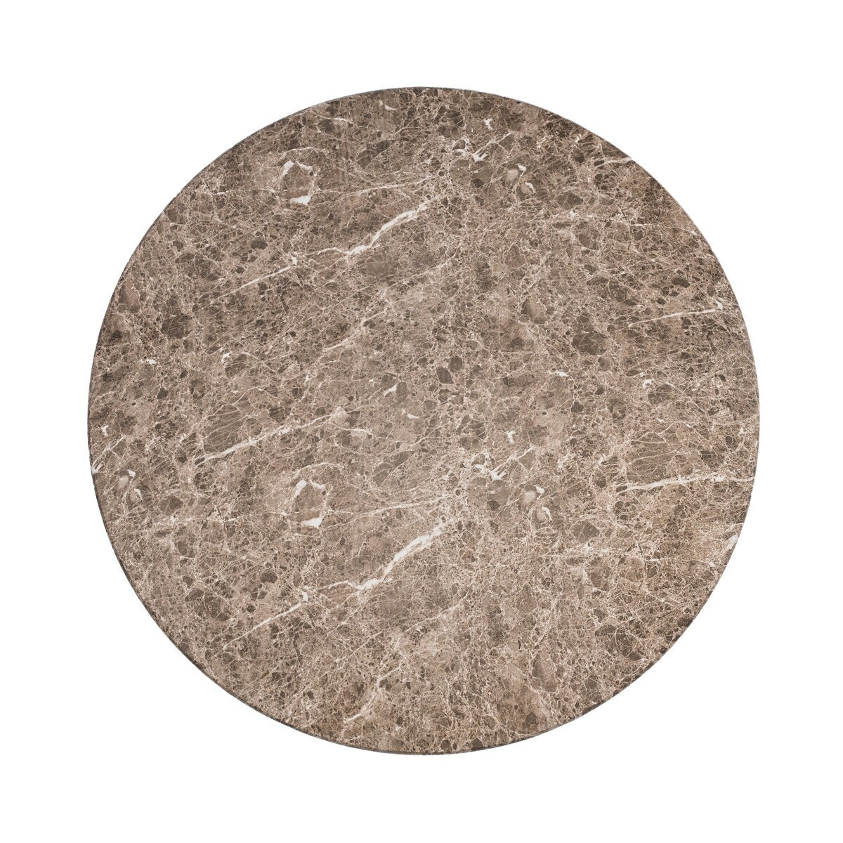 Maddox Single round Coffee Table Stone Marble Effect
