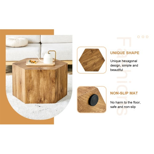 Modern Textured MDF Coffee Table – Elegant Patterned Wood Finish & Durable Design