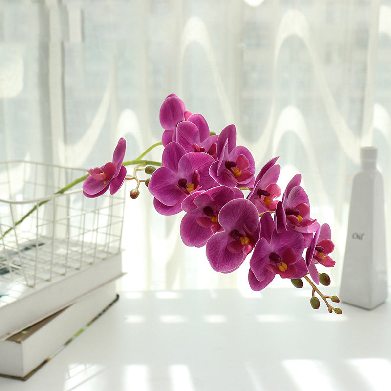 Printing Phalaenopsis Flower Bonsai Artificial Plant