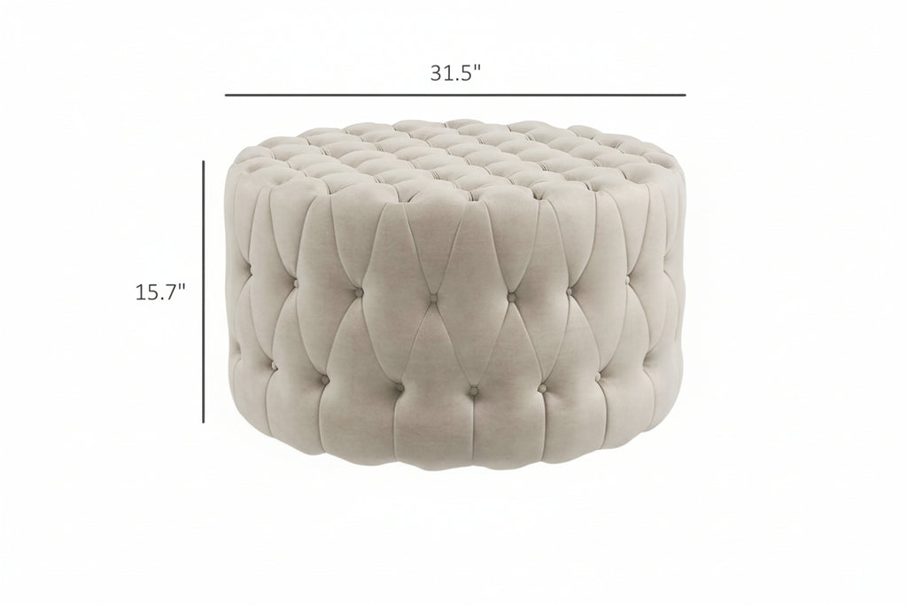 Round Ottoman Coffee Table