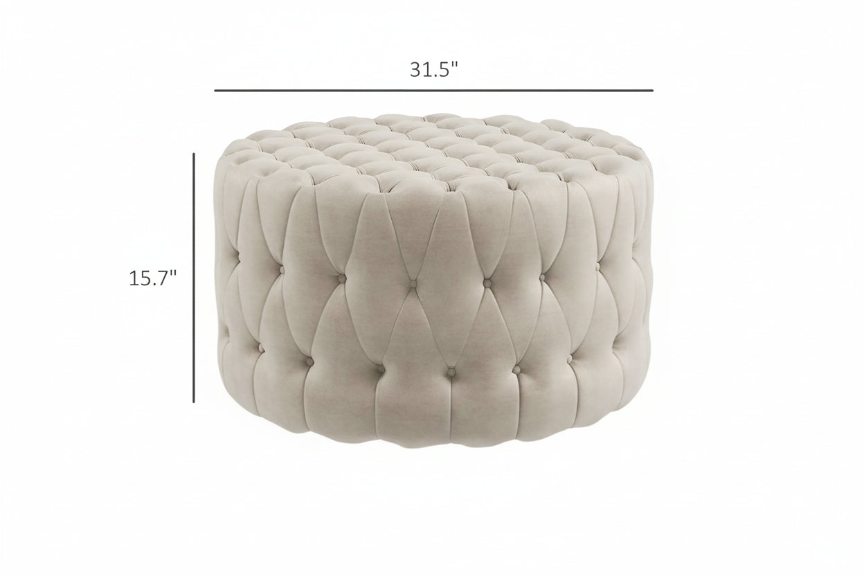 Round Ottoman Coffee Table