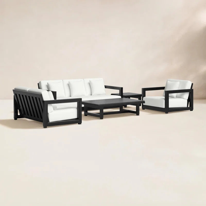 Melrose 5 Piece Sofa Seating Group with Cushions