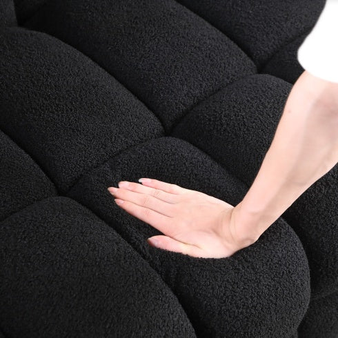 3-Seater Marshmallow Bouclé Sofa