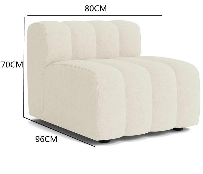 Lamb Velvet Curved Modular Sofa – Luxury Designer Couch Combo