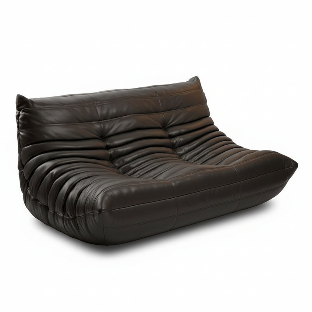 The Atelier Low Leather Sofa